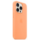  Калъф Silicone MagSafe за Apple iPhone 15 Pro Max - Orange Sorbet