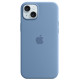  Калъф Silicone MagSafe за Apple iPhone 15 - Winter Blue