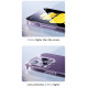 Калъф + стъклен протектор BASEUS Crystal MagSafe за Apple iPhone 15
