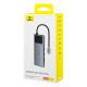 ХЪБ 10в1 BASEUS от Type-C към 1xHDMI, USB-A, USB-C, 2xUSB-A, Ethernet RJ45, SD/TF карта, jack 3,5mm, USB-C(PD) - (B00061800813-00)