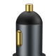 Зарядно за автомобил 12V BASEUS 120W, 2xUSB-A + извод за запалка, Cigarette Lighter Expansion (CCBT-D0G)