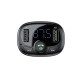     Трансмитер BASEUS 17W - (CCMT000001), MP3 Wireless, 2xUSB-A, TF/Micro SD, T typed S-09A 