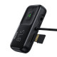 Трансмитер BASEUS - S-16 (CCTM-E01), MP3 Wireless 15W, 2xUSB-A, 3.5mm, TF/Micro SD,3.1A