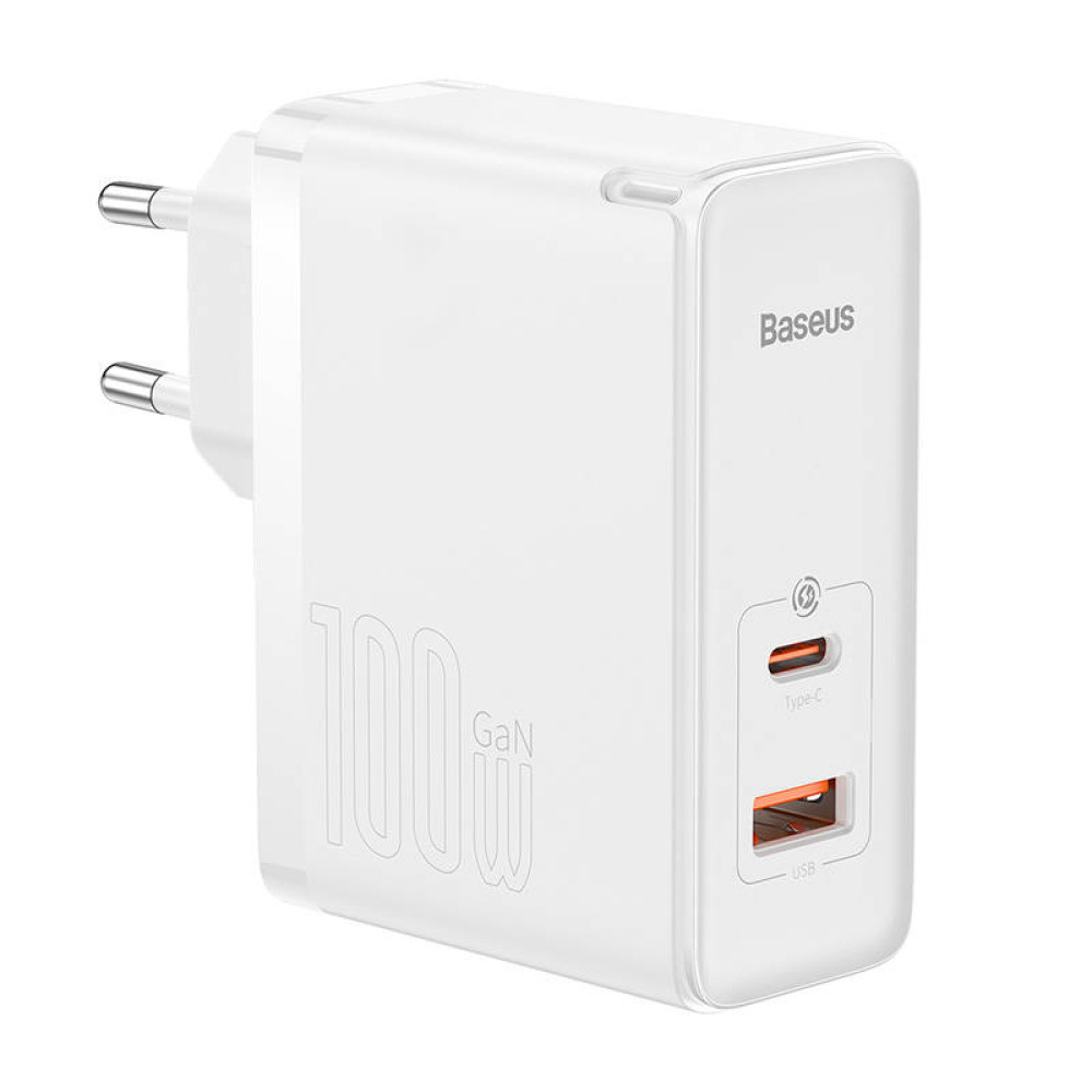    Зарядно устройство 220V BASEUS 100W, USB-A, USB-C, GaN5 Pro (CCGP090202)