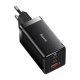    Зарядно устройство 220V BASEUS 65W, USB-A, 2xUSB-C, GaN 5 Pro (CCGP120201)