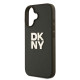 Калъф DKNY PU Leather Stack Logo Wrist Strap Green за Apple iPhone 16 - DKHCP16SPBSWSA 