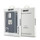 Калъф DKNY PU Leather Stack Logo Wrist Strap Black за Apple iPhone 16 Pro - DKHCP16LPBSWSK 