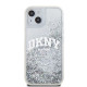 Калъф DKNY Liquid Glitter Arch Logo Transparent DKHCP14SLBNAET за Apple iPhone 14