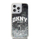 Калъф DKNY Liquid Glitter Arch Logo Black DKHCP14LLBNAEK за Apple iPhone 14 Pro