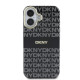 Калъф DKNY PC/TPU Repeat Pattern Tonal Stripe Magsafe Black DKHMP16SHRHSEK за Apple iPhone 16