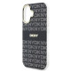 Калъф DKNY PC/TPU Repeat Pattern Tonal Stripe Magsafe Black DKHMP16SHRHSEK за Apple iPhone 16