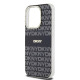 Калъф DKNY PC/TPU Repeat Pattern Tonal Stripe Magsafe Black DKHMP14LHRHSEK за Apple iPhone 14 Pro 