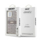 Калъф DKNY PC/TPU Repeat Pattern Tonal Stripe Magsafe Beige DKHMP15SHRHSEE за Apple iPhone 15