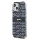 Калъф DKNY PC/TPU Repeat Pattern Tonal Stripe Magsafe Black DKHMP14SHRHSEK за Apple iPhone 14