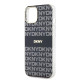 Калъф DKNY PC/TPU Repeat Pattern Tonal Stripe Magsafe Black DKHMP14SHRHSEK за Apple iPhone 14