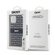 Калъф DKNY PC/TPU Repeat Pattern Tonal Stripe Magsafe Black DKHMP13MHRHSEK за Apple iPhone 13