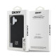 Калъф DKNY PU Leather Stack Logo Magsafe Black DKHMP16SPSMCSLK за Apple iPhone 16