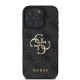 Калъф Guess GUHCP16S4GMGGR PU 4G Metal Logo Grey за Apple iPhone 16