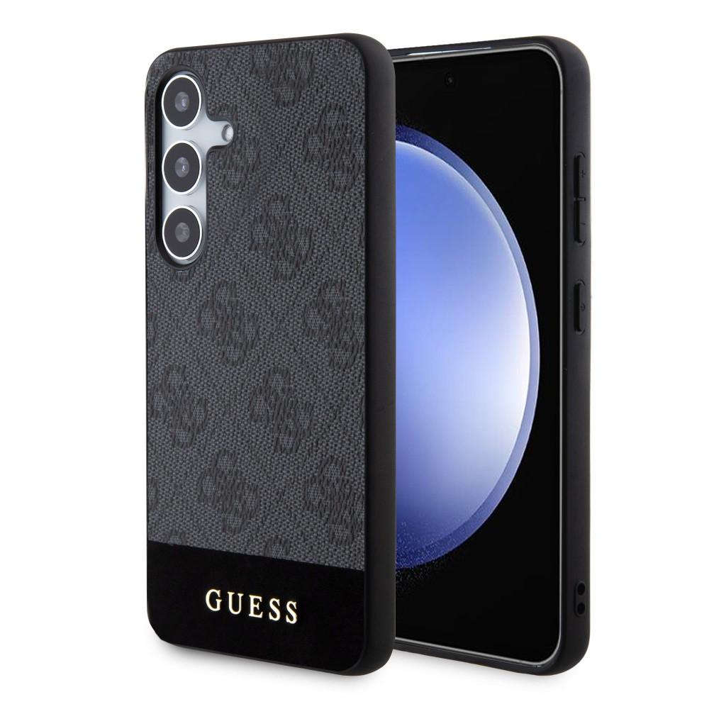 Калъф Guess 4G Stripe GUHCS24SG4GLGR за Samsung Galaxy S24