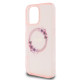 Калъф Guess IML Flowers Ring MagSafe Pink GUHMP16LHFWFCP за Apple iPhone 16 Pro