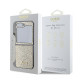 Калъф Guess PC/TPU Glitter Flakes Metal Logo Gold GUHCZF6HGGSHD за Samsung Galaxy Z Flip 6