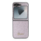 Калъф Guess PC/TPU Glitter Flakes Metal Logo Pink GUHCZF6HGGSHP за Samsung Galaxy Z Flip 6