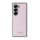 Калъф Guess GUHCZFD6HGGSHP PC/TPU Glitter Flakes Metal Logo Pink за Samsung Galaxy Z Fold 6