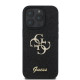 Калъф Guess PU Fixed Glitter 4G Metal Logo Black GUHCP16XHG4SGK за Apple iPhone 16 Pro Max