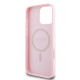 Калъф Guess PU Grained Classic Logo MagSafe Pink GUHMP16XPGHSMMP за Apple iPhone 16 Pro Max