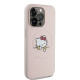 Калъф Hello Kitty PU Kitty Asleep Logo Pink HKHMP15LPMHSKP за Apple iPhone 15 Pro