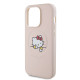 Калъф Hello Kitty PU Kitty Asleep Logo Pink HKHMP15LPMHSKP за Apple iPhone 15 Pro