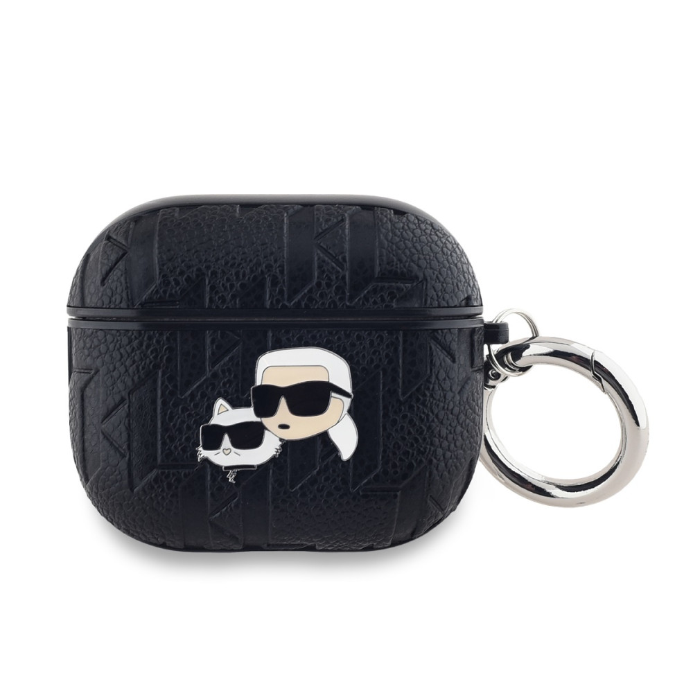 Калъф KARL LAGERFELD Embossed Karl and Choupette Heads KLA3PGKCPK за AirPods 3