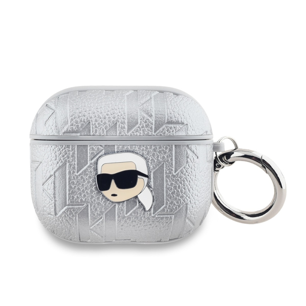 Калъф KARL LAGERFELD Embossed Karl Head KLA3PGKIPS за AirPods 3