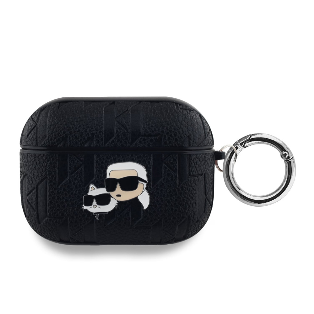 Калъф KARL LAGERFELD Embossed Karl and Choupette Heads KLAPPGKCPK за AirPods Pro