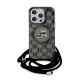 Калъф Karl Lagerfeld - IML Monogram Crossbody K/CH MagSafe KLHMP15LHCKCKLCK за Apple iPhone 15 Pro