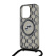 Калъф Karl Lagerfeld - IML Monogram Crossbody K/CH MagSafe KLHMP15LHCKCKLCK за Apple iPhone 15 Pro