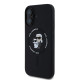 Калъф Karl Lagerfeld Liquid Silicone Karl and Choupette MagSafe Black KLHMP16SSCMKCRHK за Apple iPhone 16