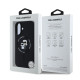 Калъф Karl Lagerfeld Liquid Silicone Karl and Choupette MagSafe Black KLHMP16SSCMKCRHK за Apple iPhone 16