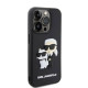 Калъф Karl Lagerfeld 3D Rubber Karl and Choupette KLHCP15X3DRKCNK за Apple iPhone 15 Pro Max