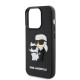 Калъф Karl Lagerfeld 3D Rubber Karl and Choupette KLHCP15X3DRKCNK за Apple iPhone 15 Pro Max