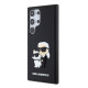 Калъф Karl Lagerfeld 3D Rubber Karl and Choupette KLHCS24L3DRKCNK за Samsung Galaxy S24 Ultra