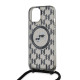 Калъф Karl Lagerfeld - Monogram Crossbody MagSafe KLHMP15SHCKCKLCK за Apple iPhone 15