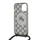 Калъф Karl Lagerfeld - Monogram Crossbody MagSafe KLHMP15SHCKCKLCK за Apple iPhone 15