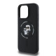 Калъф Karl Lagerfeld Liquid Silicone Karl and Choupette MagSafe Black KLHMP16LSCMKCRHK за Apple iPhone 16 Pro