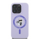 Калъф Karl Lagerfeld Liquid Silicone Karl and Choupette MagSafe Purple KLHMP16LSCMKCRHU за Apple iPhone 16 Pro