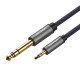 Аудио кабел VENTION BAIHJ - 1(M)x mini jack 3.5mm към 1(M)x jack 6.5mm, 5 метра 