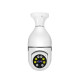 Вътрешна WiFi камера крушка с микрофон, нощно виждане и следене на движение, слот за SD карта, 2MP - Q16S-F