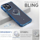 Калъф Kingxbar Wish Series за Apple iPhone 14 Pro - лилав