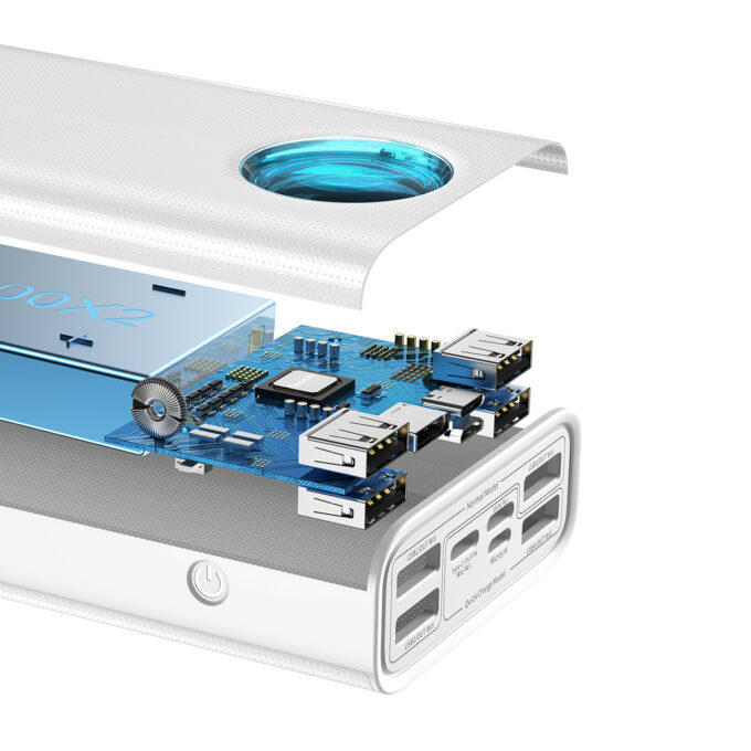 Външна батерия Baseus Ambilight Digital Display 30000mAh, 65W (PPLG000101) - Image 12