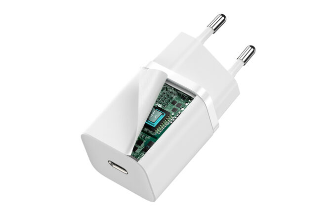 Зарядно устройство 220V BASEUS 30W, USB-C, Super Si (CCSUP-J02) - Image 3